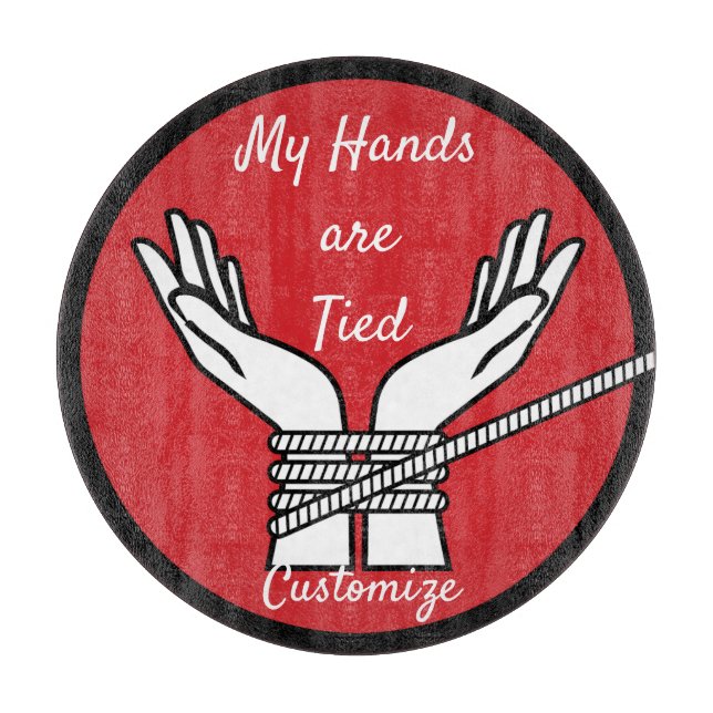 Hände getickt Thunder_Cove Schneidebrett (Vorderseite)