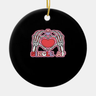 Hände Halloween Classic - Spooky Skeleton Design Keramik Ornament