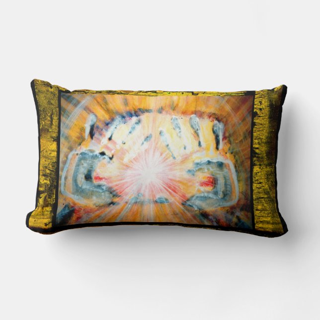 Hände heilen lendenkissen (Vorderseite)