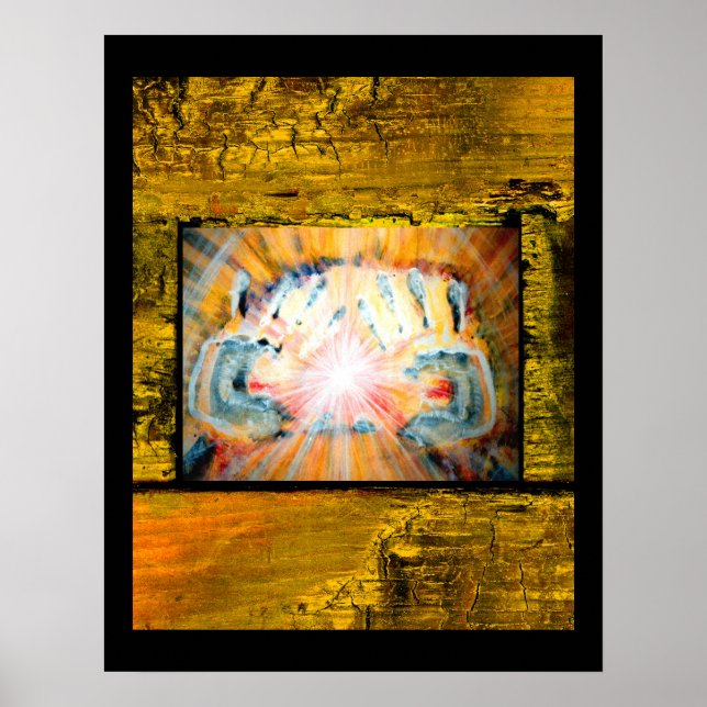Hände heilen poster (Vorne)