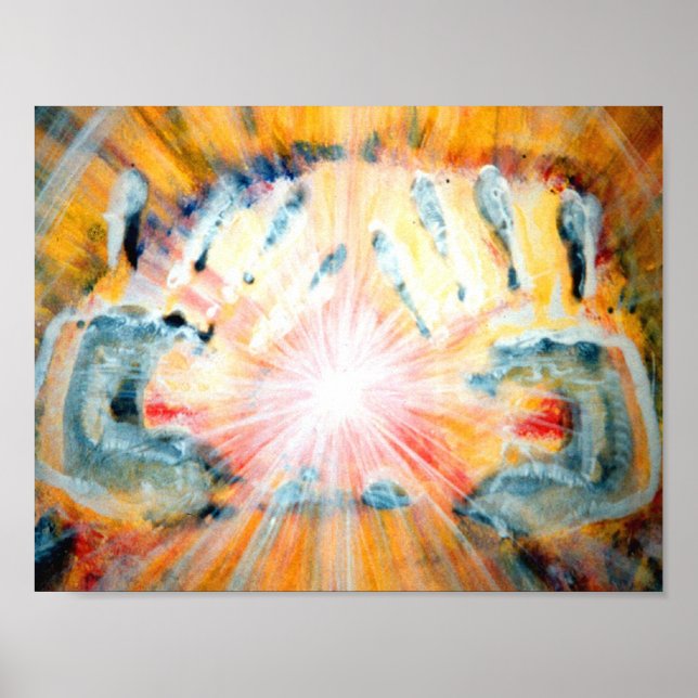 Hände heilen poster (Vorne)