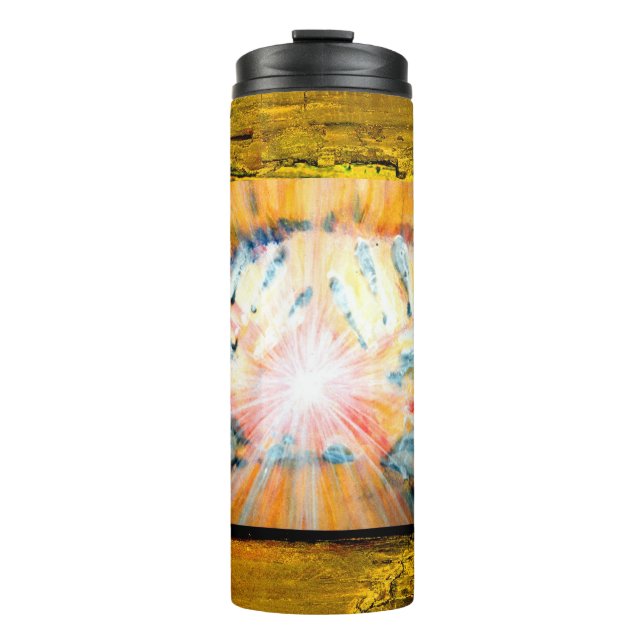 Hände heilen thermosbecher (Vorderseite)