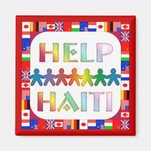 Hände Helping Haiti Magnet