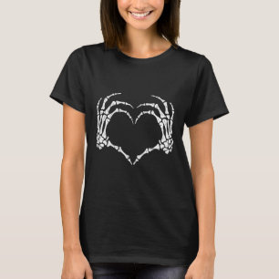 Hände Herz Schild Halloween Kostüme Männer Frauen T-Shirt