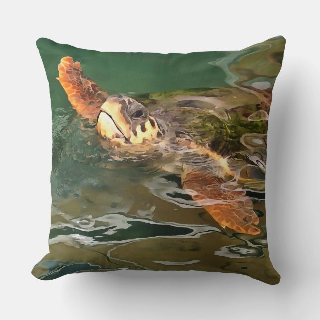 Hände hoch für eine saubere Ozeanklatsche Kissen (Vorderseite)