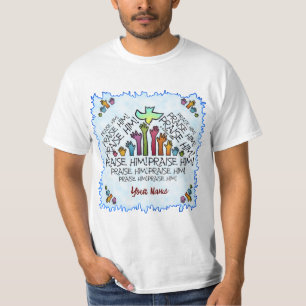 Hände Lob Ihm Christliche T - Shirt