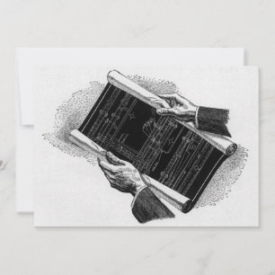 Hände mit architektonischen Blueprints, Vintages G