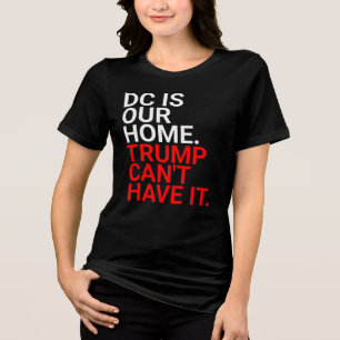 Hände Off Free DC, Washington DC ist unsere Zuhaus Tri-Blend Shirt