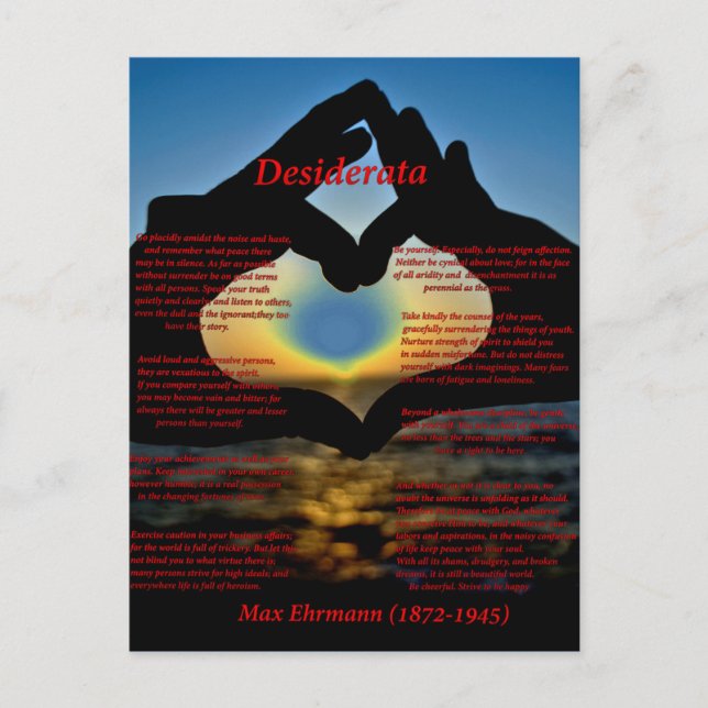 Hände Postkarte (Vorderseite)