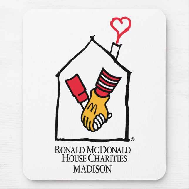 Hände Ronald McDonald Mousepad (Vorne)