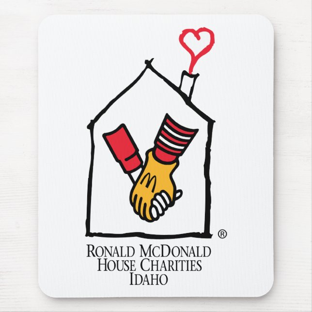 Hände Ronald McDonald Mousepad (Vorne)