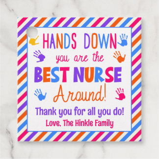Hände runter sind die beste Krankenschwester Geschenkanhänger