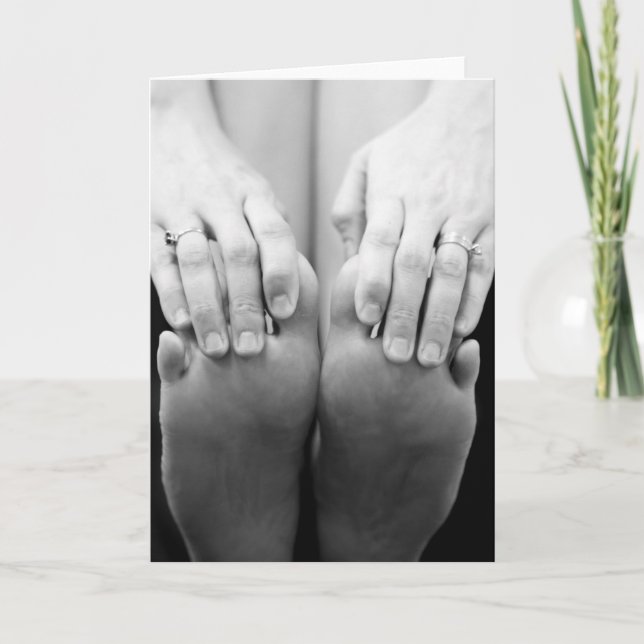 Hände und Füße Karte (Vorderseite)