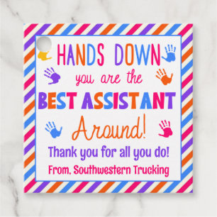 Hände unten sind die besten Assistenten Geschenkanhänger