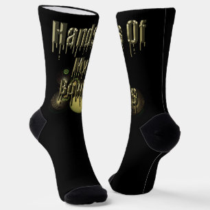 Hände von meinen Rasenschüsseln, sonnige Crew Sock Socken