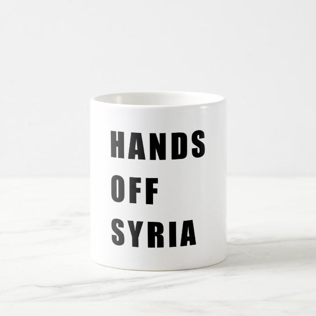 Hände vor Syrien Tasse (Mittel)