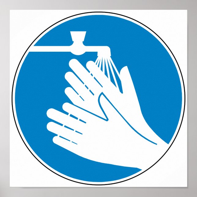 Hände waschen (Gesundheit und Sicherheit) (Hygiene Poster (Vorne)