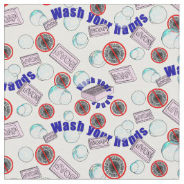 Hände waschen stoff