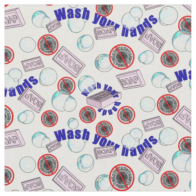 Hände waschen stoff (Nahaufnahme)