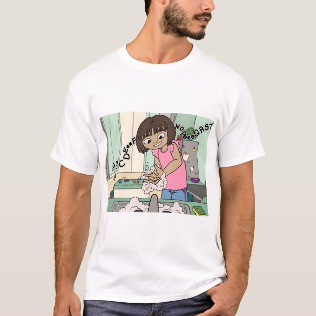 Hände waschen T-Shirt (Vorderseite)