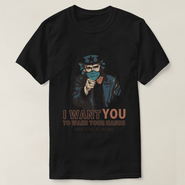 Hände waschen T-Shirt (Design vorne)