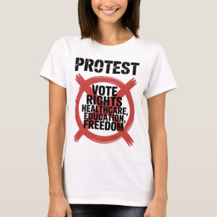 Hände weg Protest Abstimmungsrechte Gesundheitsver T-Shirt