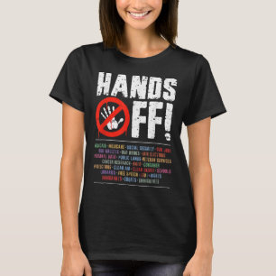 Hände weg Protest Sozialversicherung und Medicare T-Shirt
