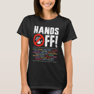 Hände weg Protest Sozialversicherung und Medicare  T-Shirt