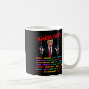 Hände weg vom lustigen Trump-Mem-Gefängnis - Prote Kaffeetasse