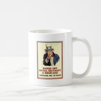 Hände weg von der Sozialversicherung Kaffeetasse