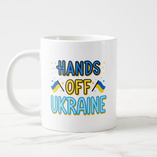 Hände weg von der Ukraine Spezialität Jumbo-Tasse