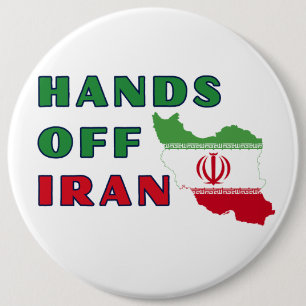 Hände weg von Iran Button