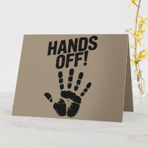 Hände weg von meinem Land, meinem Körper Medicare  Karte