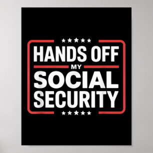 Hände weg von meinem Protest gegen die soziale Sic Poster