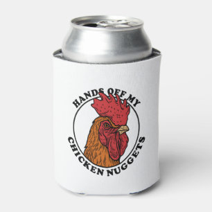 Hände weg von meinen Hühnchen-Nuggets Dosenkühler