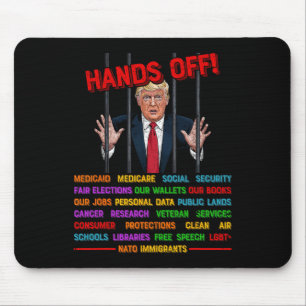 Hände weg von Trump im Gefangenenprotest Aktivismu Mousepad
