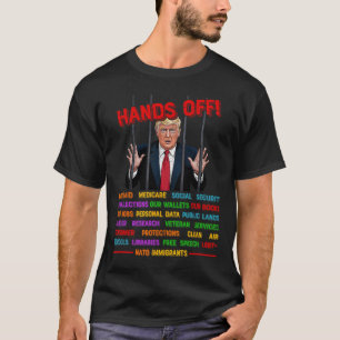 Hände weg von Trump im Gefangenenprotest Aktivismu T-Shirt
