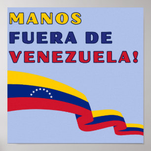 Hände Weg Von Venezuela Poster