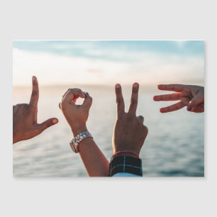 Hände Zauberhand-Liebe Romantische Magnetkarte f