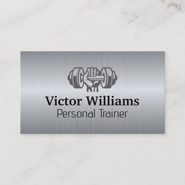 Händegewicht | Gym-Fitness Visitenkarte (Vorderseite)