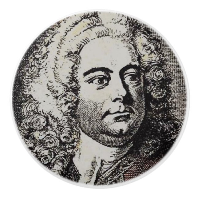 HANDEL 1-1/2-Zoll-Keramik-ziehen-Knopf Keramikknauf (Vorderseite)