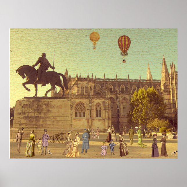 Handel de Maio em Batalha (Portugal) Poster (Vorne)