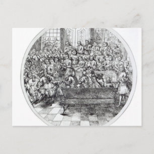 Händel, ein Oratorium, c.1740 Postkarte