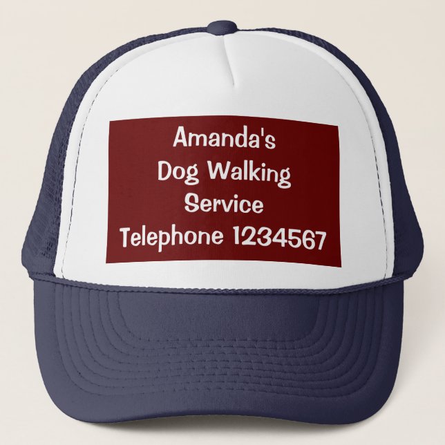 HANDEL, HUNDEgehen Truckerkappe (Vorderseite)