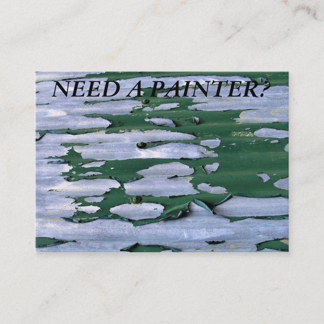 HANDEL. MALERIN. VISITENKARTE (Vorderseite)