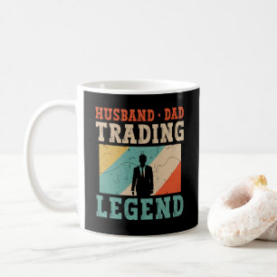 Handel mit Vätern für Privatkunden, Börse für Tage Kaffeetasse