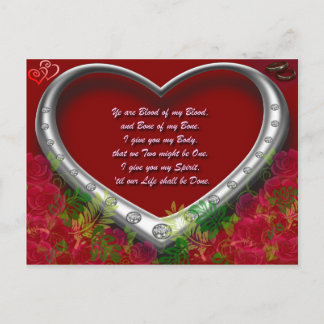 Handel. Schotte Liebe Vow: Blut meines Blutes - Bl Postkarte
