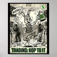 Handel springt zu Vintage-Cartoon-BörsentagTra