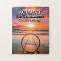 Handeln, als ob Erholung Slogan Sunrise