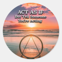 Handeln, als ob Erholung Slogan Sunrise